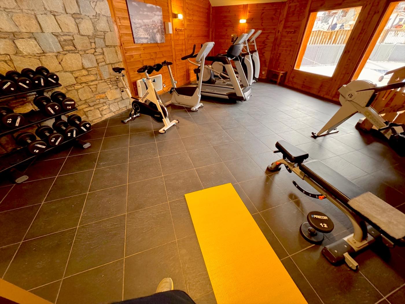 La salle de fitness